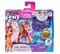 My Little Pony: Une Nouvelle génération de Film Crystal Adventure Alicorn Sunny Starscout - Jouet Surprise Licorne ailée de 7,6 cm