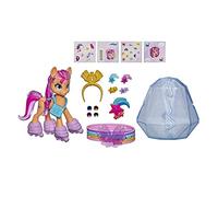 My Little Pony - Figurine de poney Sunny Starscout - 7,5 cm, orange, avec surprises et bracelet