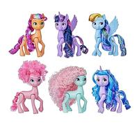 My Little Pony Amis Arc-en-Ciel, Coffret de 6 poneys de 14 cm, Jouets pour Filles et garçons, Jouets de Licorne