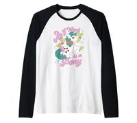 My Little Pony Christmas All I Want is A Pony Vintage Poster Manche Raglan