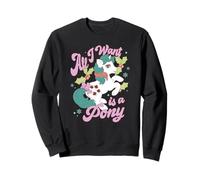 My Little Pony Christmas All I Want is A Pony Vintage Poster Sweatshirt