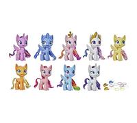 My Little Pony - Coffret de 9 Figurines Poneys de 12,5 cm - Grande Collection de l'amitié