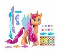 My Little Pony, Coiffures stylées Sunny Starscout, Poney Orange de 15 cm avec Accessoires de Coiffure F3873 Multicolore