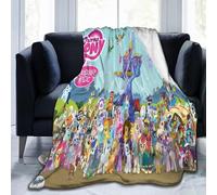 My Little Pony Couverture En Polaire Taille De Jeté Couverture Multifonctionnelle Toutes Saisons