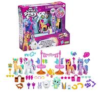 My Little Pony : Crée Ton Style, Amis de la Baie de Port-Poney, 4 poneys et Accessoires pour Enfants, dès 5 Ans