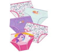 My Little Pony Culottes Fille, Paque De 5 sous-Vêtements Filles, Shorty Fille Cotone, Multicolor 4-5 Ans