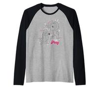 My Little Pony Cute Anatomy of A Pony Line Art Manche Raglan