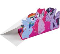 My Little Pony - Debout - Invitations Pack de 8 - Papier SG26740 (Taille unique) (Rose/Violet/Bleu)