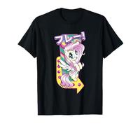 My Little Pony: Friendship Is Magic Fluttershy Kanji Neon T-Shirt