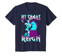 My Little Pony: Friendship is Magic Let Chaos Reign Vintage T-Shirt, Enfant, Bleu Marine, 8 Ans