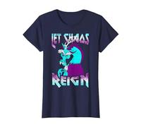 My Little Pony: Friendship is Magic Let Chaos Reign Vintage T-Shirt, Femme, Bleu Marine, S