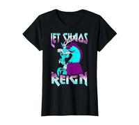 My Little Pony: Friendship is Magic Let Chaos Reign Vintage T-Shirt, Femme, Noir, 3XL