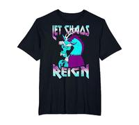 My Little Pony: Friendship is Magic Let Chaos Reign Vintage T-Shirt, Homme Grandes Tailles, Noir, 3X Tall