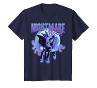My Little Pony: Friendship is Magic Luna Nightmare Moon T-Shirt, Enfant, Bleu Marine, 12 Ans