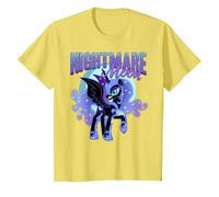 My Little Pony: Friendship is Magic Luna Nightmare Moon T-Shirt, Enfant, Citron, 2 Ans
