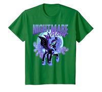 My Little Pony: Friendship is Magic Luna Nightmare Moon T-Shirt, Enfant, Vert Kelly, 3 Ans