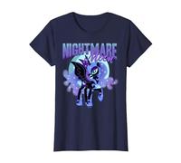 My Little Pony: Friendship is Magic Luna Nightmare Moon T-Shirt, Femme, Bleu Marine, M