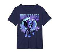 My Little Pony: Friendship is Magic Luna Nightmare Moon T-Shirt, Femme Grandes Tailles, Bleu Marine, 2X