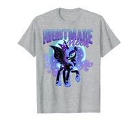 My Little Pony: Friendship is Magic Luna Nightmare Moon T-Shirt, Homme, Gris Chiné, 3XL