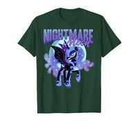My Little Pony: Friendship is Magic Luna Nightmare Moon T-Shirt, Homme, Vert Forêt, M