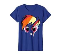 My Little Pony: Friendship is Magic Rainbow Dash Big Face T-Shirt, Femme, Bleu Royal, XL