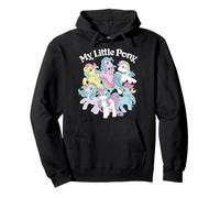 My Little Pony Group Shot of Six Ponies Classic Vintage Sweat à Capuche