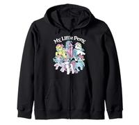My Little Pony Group Shot of Six Ponies Classic Vintage Sweat à Capuche