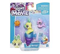 My Little Pony: Le Film - Bébé Poney Sirène - Lily Drop - Figurine 3 cm + Accessoires