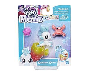 My Little Pony: Le Film - Bébé Poney Sirène - Ocean Gem - Figurine 3 cm + Accessoires