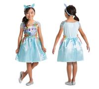 My Little Pony - Licence Officielle - Déguisement Chibi Rainbow Dash pour Enfant - Costume Complet avec Accessoires - Taille S (4-6x) - Matériaux Durables - Cadeau Magique - Dès 4 Ans