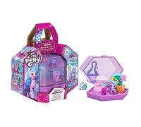 My Little Pony Mini World Magic - F5244 - Ensemble Porte clés de Cristal + Figurine 2.5cm + Accessoires - Izzy Moonbow