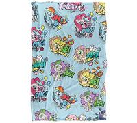 My Little Pony MLP Pop Art Pattern Plaid Ultra Doux au Toucher Soyeux - 91 x 147 cm