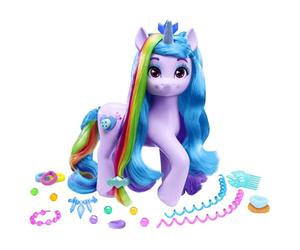 My Little Pony : Raconte Ton Histoire Styles Arc-en-Ciel Izzy Moonbow, Figurine de Licorne