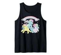 My Little Pony Rainbow Stars and Cloud Banner Trio of Ponies Débardeur