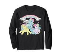 My Little Pony Rainbow Stars and Cloud Banner Trio of Ponies Manche Longue