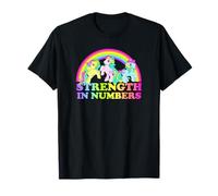 My Little Pony Retro Strength In Numbers Rainbow Group T-Shirt