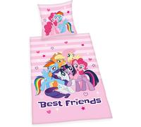 My Little Pony Reversible Bedding Set,Duvet Cover 135 X 200 Cm,Pillowcase 80 X 80 Cm,Cotton/Reinforced