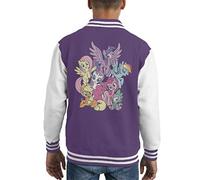 My Little Pony Spike and The Squad Kid's Varsity Jacket