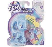 My Little Pony Trixie Lulamoon Potion Pony Figure -- 3" Blue Pony Toy with Brushable Hair, Comb, & 4 Surprise Accessories
