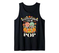 My Little Pumpkins Call Me Pop Automne Grandparents Débardeur