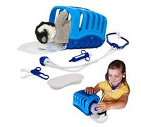 My Little Vet Basket - Ensemble bébé Pingouin de Deluxebase. Ensemble de Jouets vétérinaires pour Enfants. Un Ensemble Animal -idéal pour Faire Semblant d'être vétérinaire.