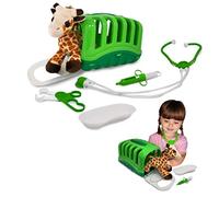 My Little Vet Valise vétérinaire - Set bébé Girafe de Deluxebase, kit vétérinaire Jouet pour Enfants, Un Joli kit avec Motif d'animaux, idéal pour Jeux de Simulation