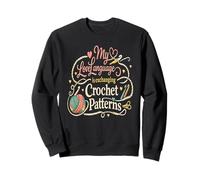 My Love Language is Exchange Crochet Fiber Arts Knitting Sweatshirt