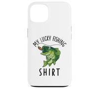 My Lucky Chemise de pêche Amusante pour garçon Motif Poissons Coque pour iPhone 13