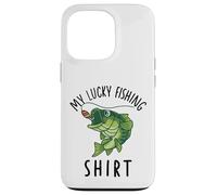 My Lucky Chemise de pêche Amusante pour garçon Motif Poissons Coque pour iPhone 13 Pro