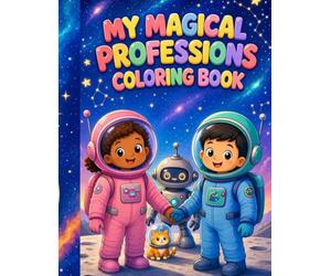 My Magical Professions Coloring Book: Every profession features both male and female characters equally, helping children break gender stereotypes from an early age.