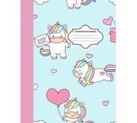 My Magical Unicorn Notebook - Wide Ruled Composition Book for Girls: Perfect for School, Writing, Drawing, and Creative Journaling | 8.5 x 11 in | 120 Pages