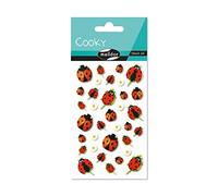 MY MANDARINE 560358C Cooky 1 planche 34 stickers Coccinelles