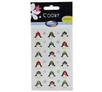 MY MANDARINE 560537O Cooky 1 planche 28 stickers Pingouins