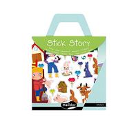 MY MANDARINE 566401O Stick'Story Ferme 2 décors + 4 planches gommettes